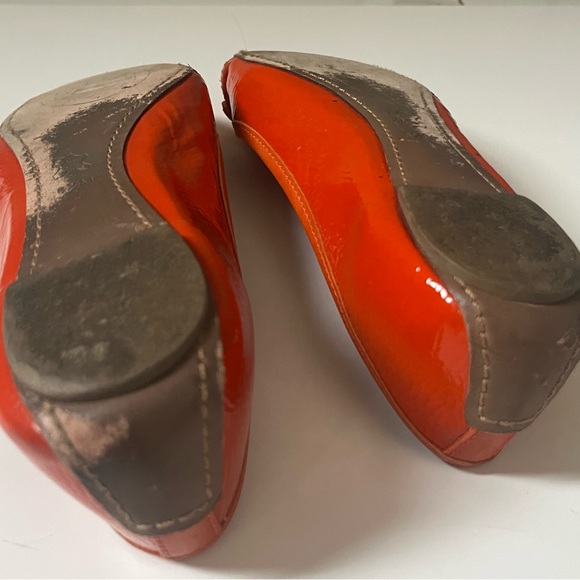 Tory Burch Aaden Ballet-Tumbled Patent
Grain in Orange 🍊 - Picture 5 of 7